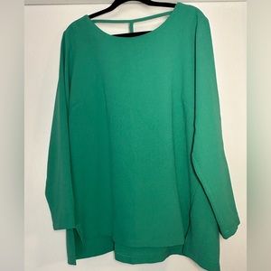 Plus Size Mintish Green Tunic Top